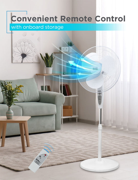 Ventilateur sur pied Black+Decker de 18 po 