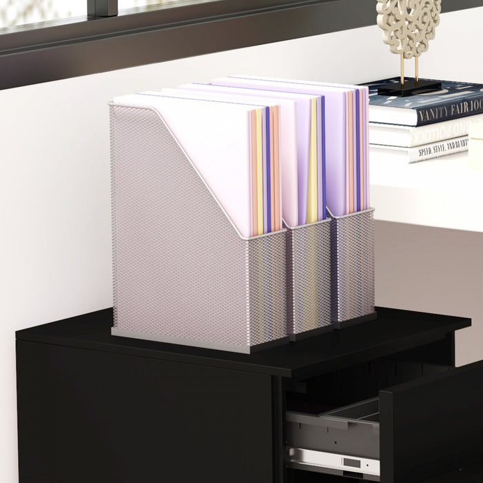 Vinsetto Classeur Vertical A 3 Tiroirs Pour Lettre A4 Format Legal