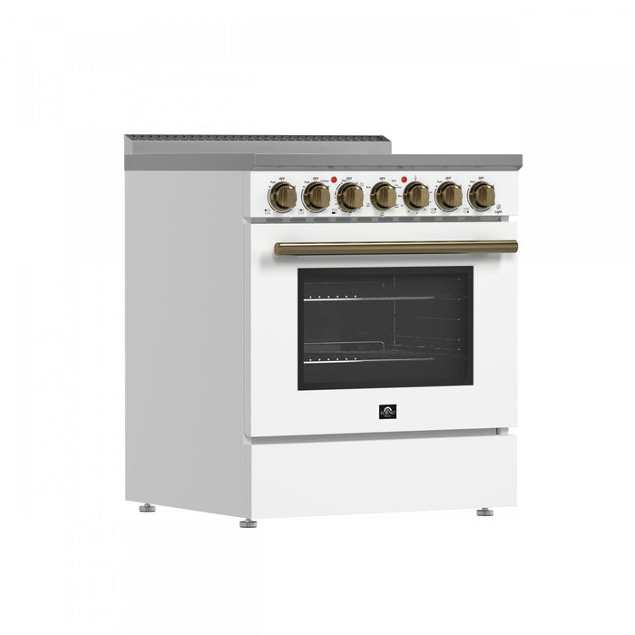 Cuisiniere electrique blanche Paolo 30 po, 4,38 pi³ - FFSEL6011-30WHT
