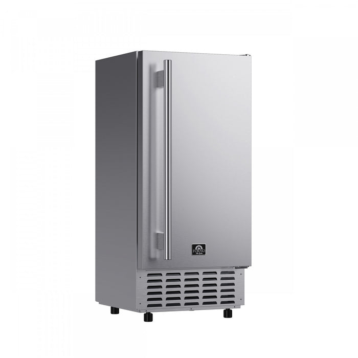 Cristallo Machine a glacons de 15 pouces autonome/sous le comptoir, 66,1 lb, acier inoxydble - FIMBI7307-15S