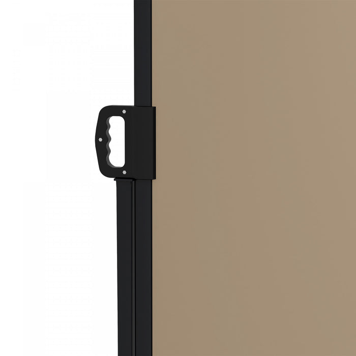 Outsunny Auvent Lateral Retractable 13'x5', Ecran De Confidentialite, Kaki