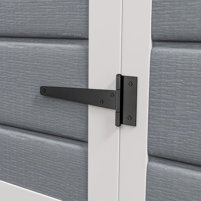 Outsunny Remise Exterieure Verrouillable Avec Portes Doubles Vent