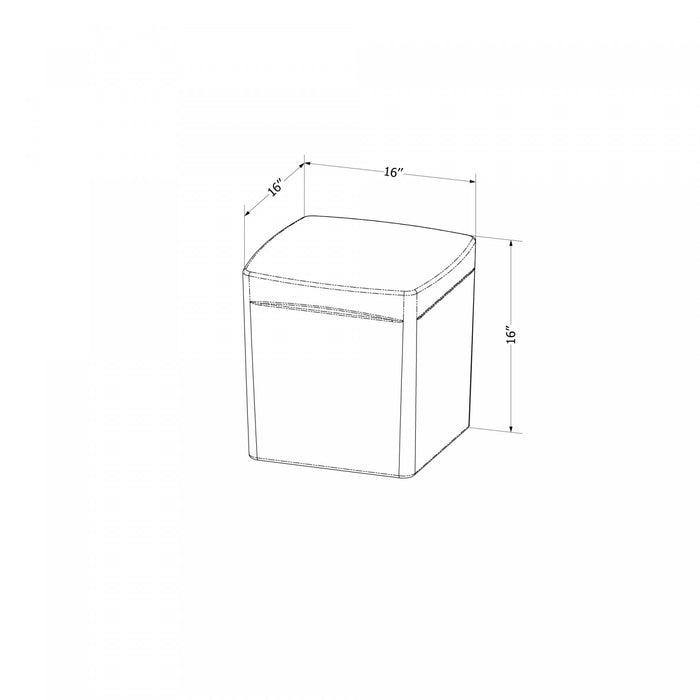 Table de bout carrée Dalya pour l’extérieur - jaune pâle