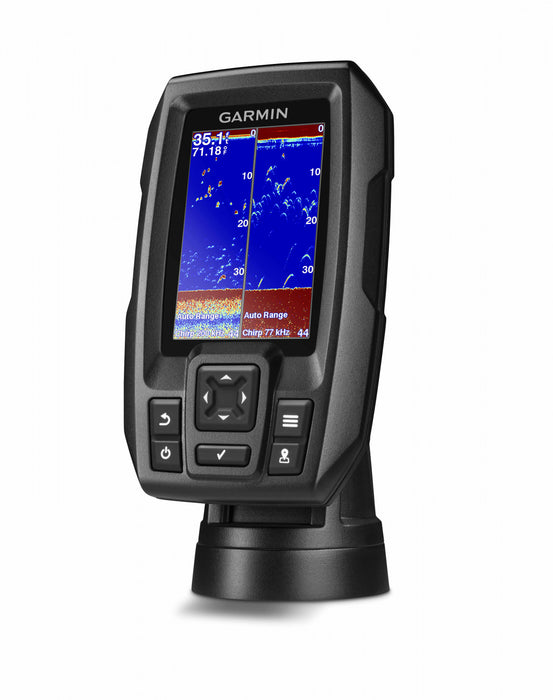 Garmin Striker 4 Portable Bundle - 3.5\" Chirp Fishfinder Avec Gps, Adapte Au Kayak, Cartographie A Haute Sensibilite