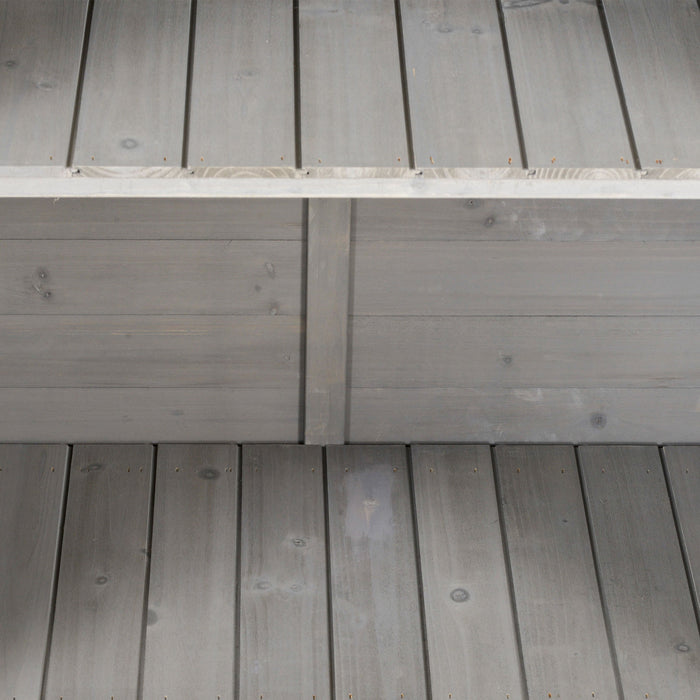 Outsunny Abri De Jardin En Bois 2 Portes, 34\" X 18\" X 38\"