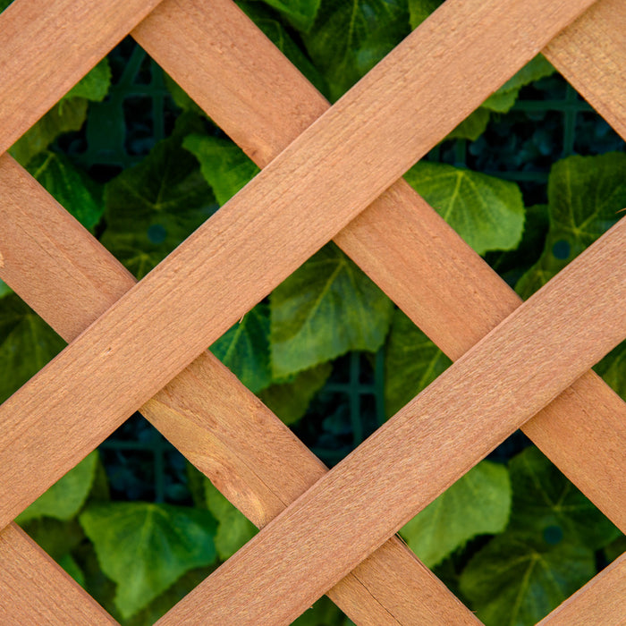 Outsunny - Jardiniere Surelevee En Bois De 28\" X 11\" X 46\" Avec Treillis Pour La Vigne Grimpante, Pour Faire Pousser Des Legumes, Des Herbes Et Des Fleurs Dans La Cour, Le Patio, Brun