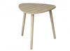 Table de bout avec pattes en pin - dessus d’apparence pin