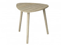 Table de bout avec pattes en pin - dessus d’apparence pin