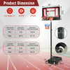 Costway Kids Basketball Hoop Portable Backboard System With Adjustable Height Ball Storage