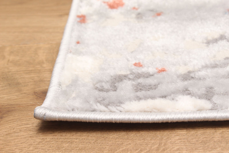 Tapis Contemporain/Moderne Arlo 5'0\" x 8'0\" en Ivoire