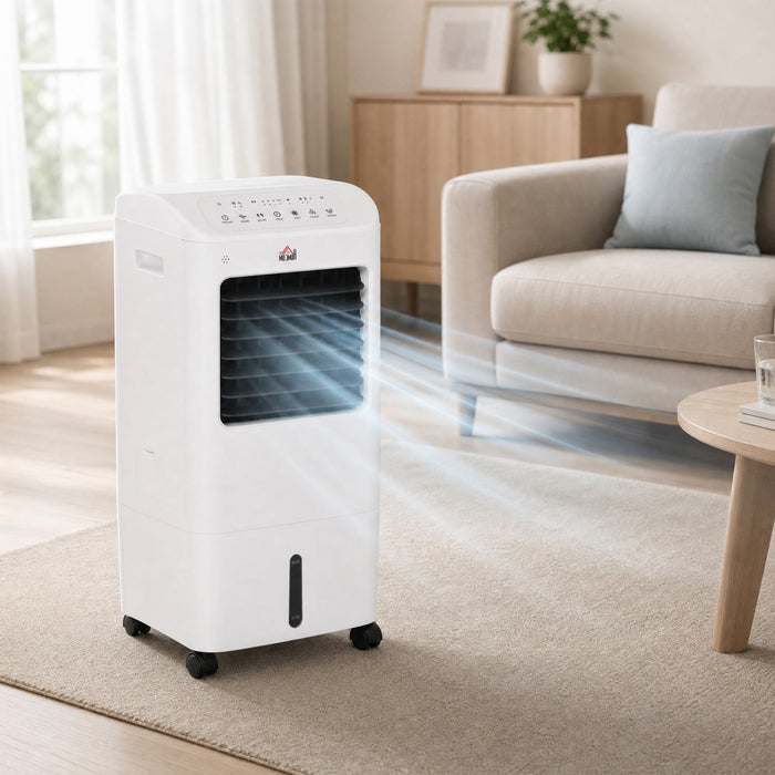 HOMCOM Refroidisseur d'air par evaporation, ventilateur de refroidissement