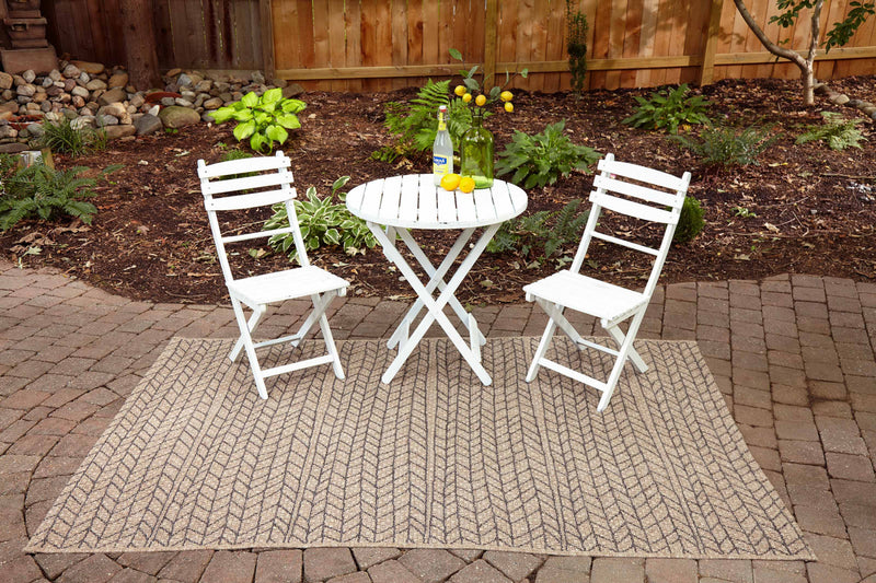 Tapis Contemporain Linden 7'10\" x 10'0\" en brun