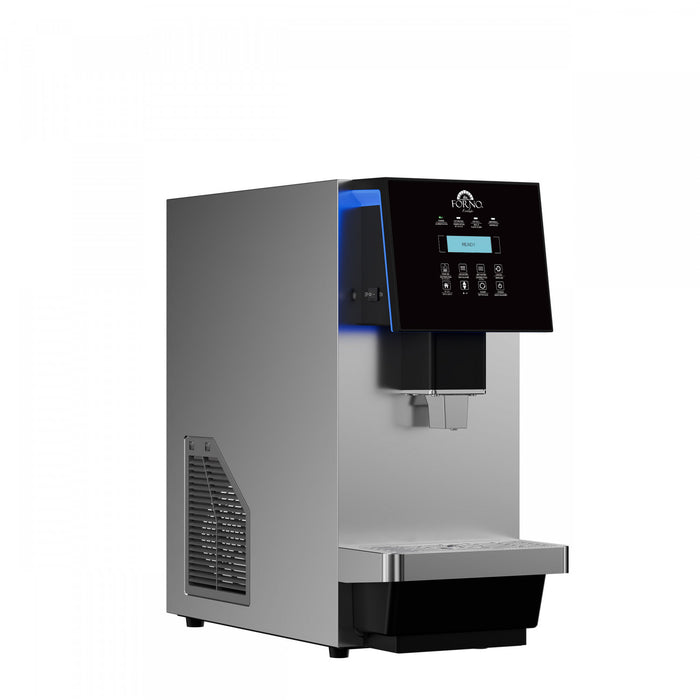 Fresco machine a glacons et distributeur de comptoir de 14 pouces, acier inoxydable - FIMFS7390-14