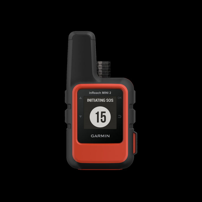 Garmin Inreach® Mini 2 Gps Portable - Conception Robuste Et Durable Avec Messagerie Bidirectionnelle - Rouge Flamme