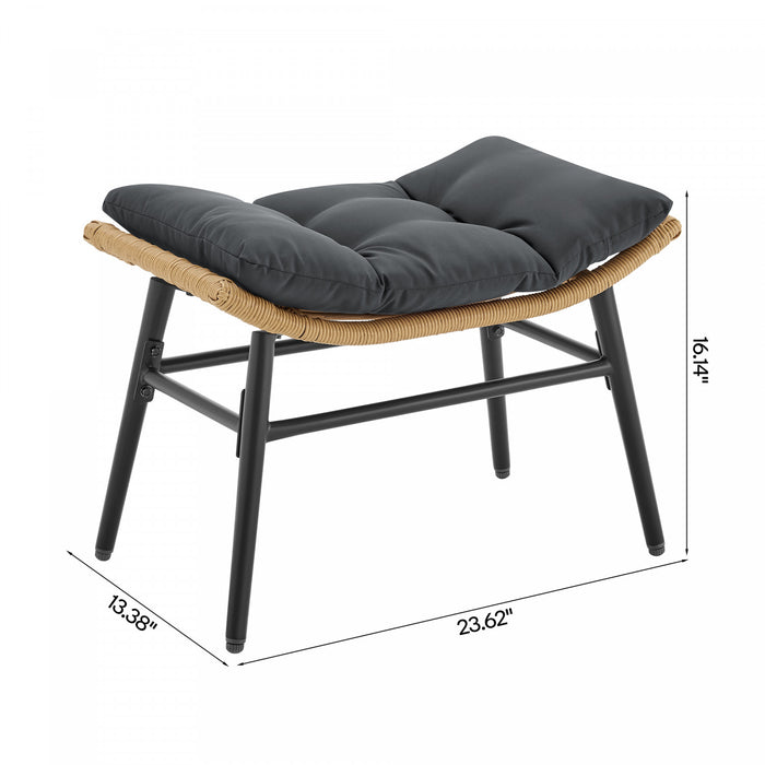 Ensemble moderne Benson de 3 fauteuils lounge gris - Lot de 6