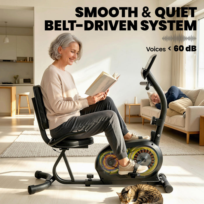 Soozier Velo Semi-Allonge avec Bluetooth, Connexion Appli et Roulettes
