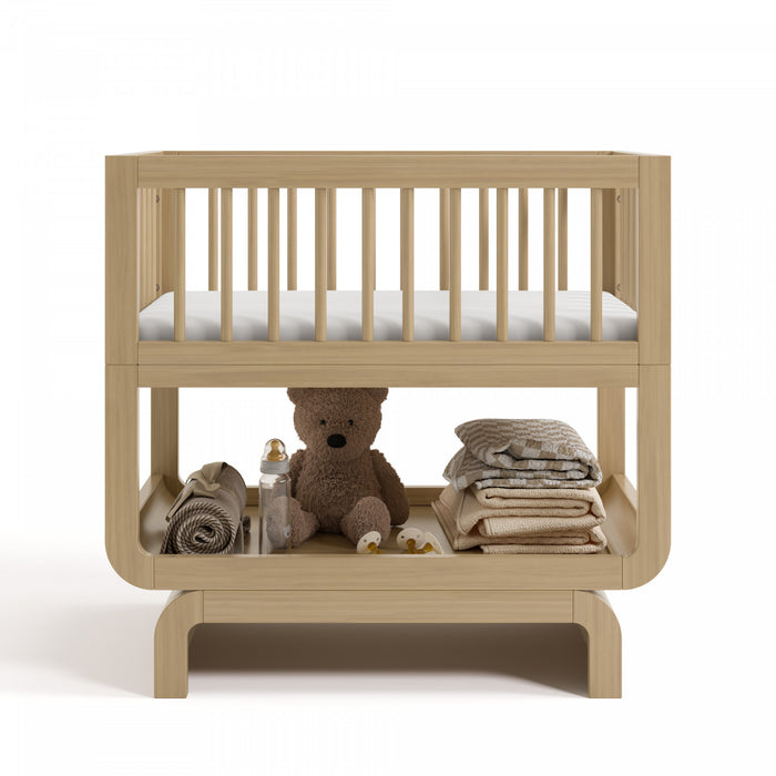 Storkcraft Santorini Berceau convertible 3-en-1 de luxe - Bois clair