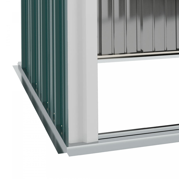 Outsunny Abri De Rangement Exterieur 5'x3' Avec Porte Simple, Vert