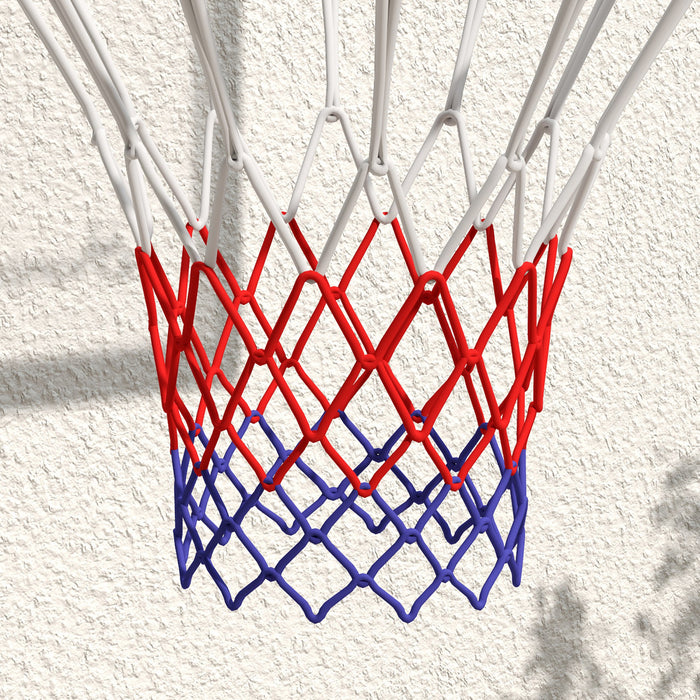 Soozier Panier De Basket Mural Avec Panneau Incassable, Blanc