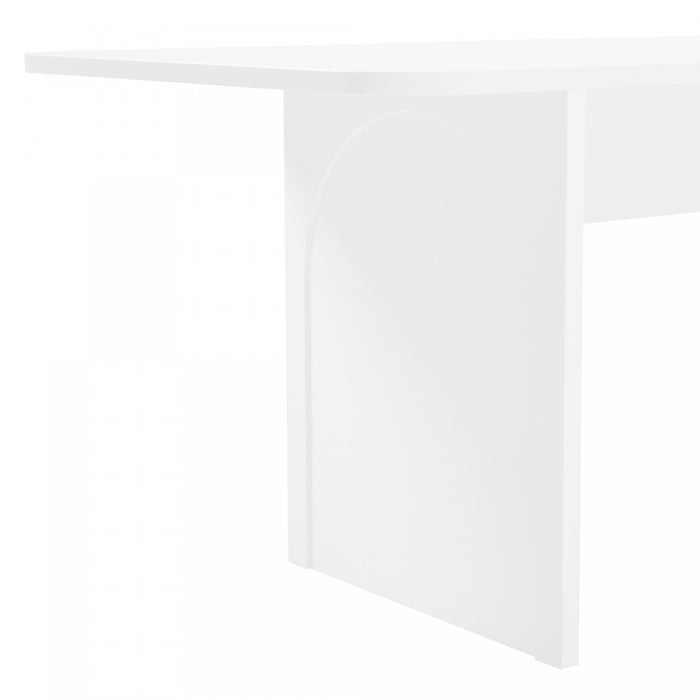 Table a manger Ella Modern 200 cm en blanc