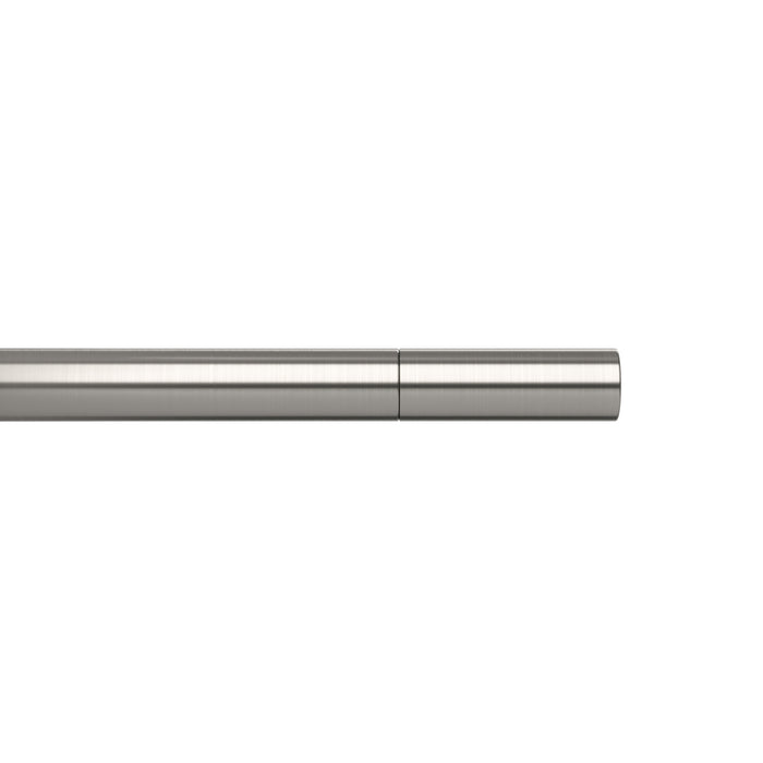  Tringle à rideaux extensible Zen de Umbra acier nickel de 1 po - 64 po à 128 po