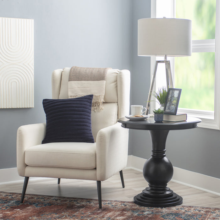 Table d’appoint ronde Adeline - noire