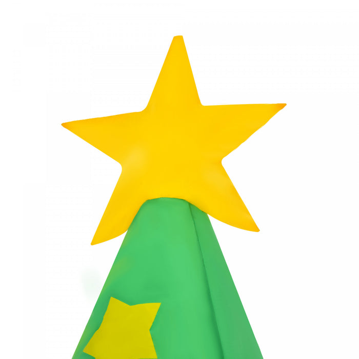 Homcom Arbre Gonflable De Noel Vert
