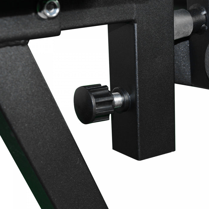 Banc de musculation Soozier avec supports pour squats, appareil pour muscler les jambes, support pour disques de musculation