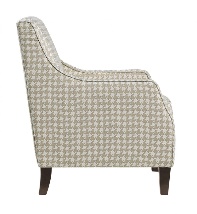 Fauteuil Beagle En Tissu A Motif Kaki