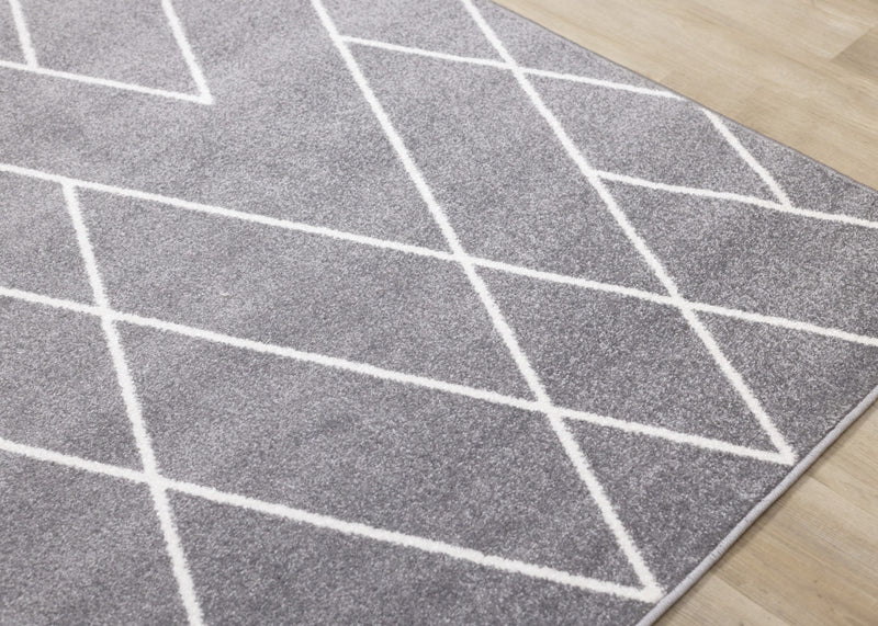 Carpette Covington à motifs de lignes géométriques - 6 pi 7 po x 9 pi 10 po