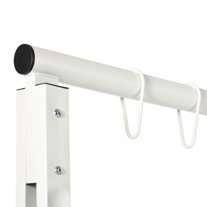 Outsunny Support De Balancoire, Capacite De Poids De 528 Lb, Blanc