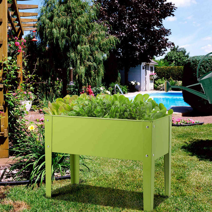 Support Pour Plantes De 61 X 30,5 Cm Costway, Jardiniere Surelevee, Bac A Fleurs Sureleve
