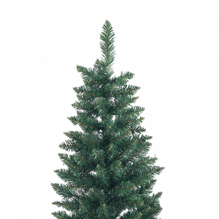 Homcom Arbre De Noel Artificiel De 7pi De Haut Avec Base En Acier, Vert