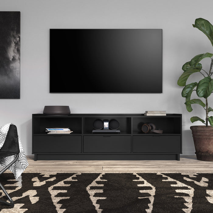 Meuble pour téléviseur Simply Modern de Prepac de 70 po - noir