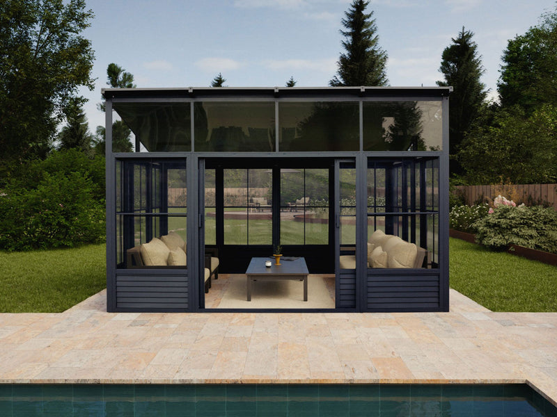 Narvik Solarium Toit Metal 12x15