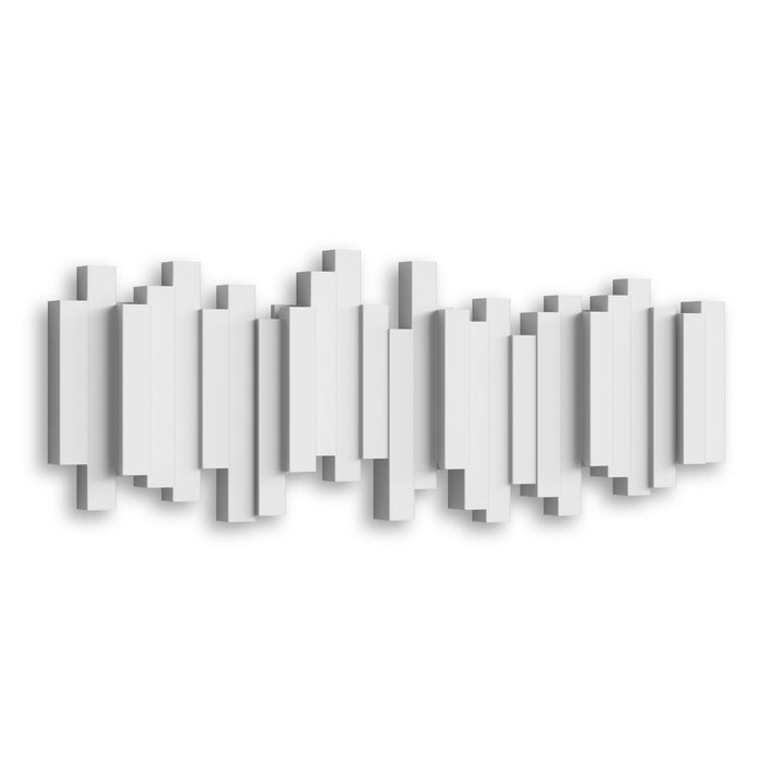 Portemanteau mural moderne Sticks de Umbra - blanc
