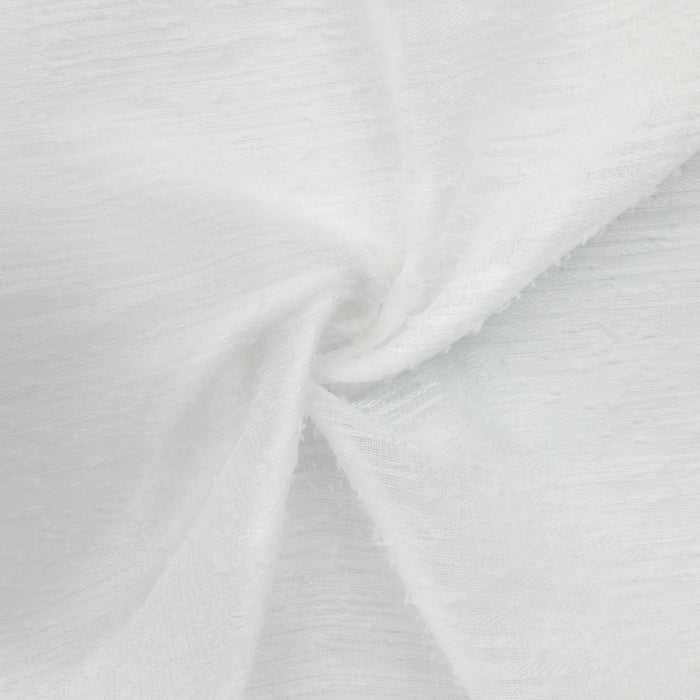 Panneau de rideau transparent à œillets Boucle blanc d’Habitat - 52 x 84