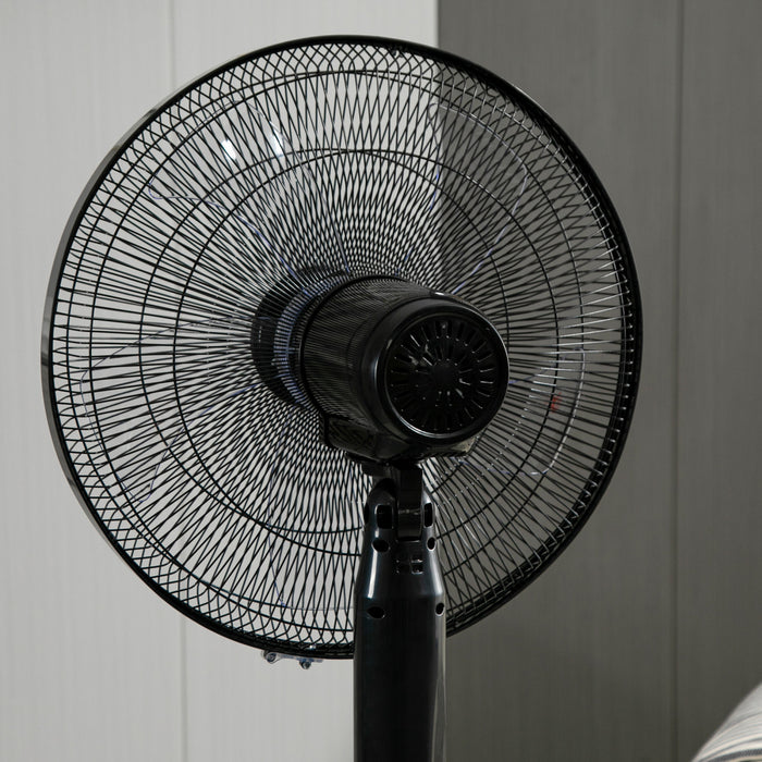 Homcom Ventilateur Sur Pied Avec 3 Modes Et 3 Vitesses