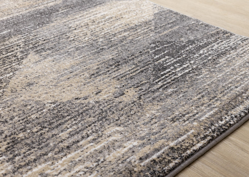 Tapis Dayton a motif de losanges vieillis, 5'3\" x 7'7\"