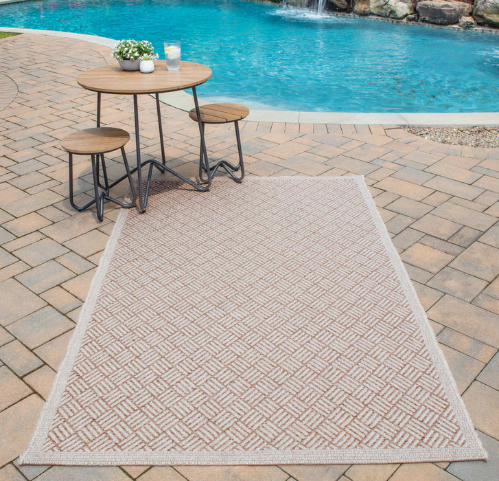 Tapis Contemporain Eve 7'10\" x 10'10\" en brun