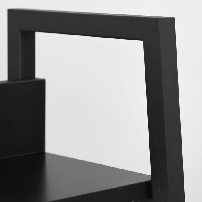 HOMCOM Bibliotheque Moderne 5 Niveaux Metal Bois