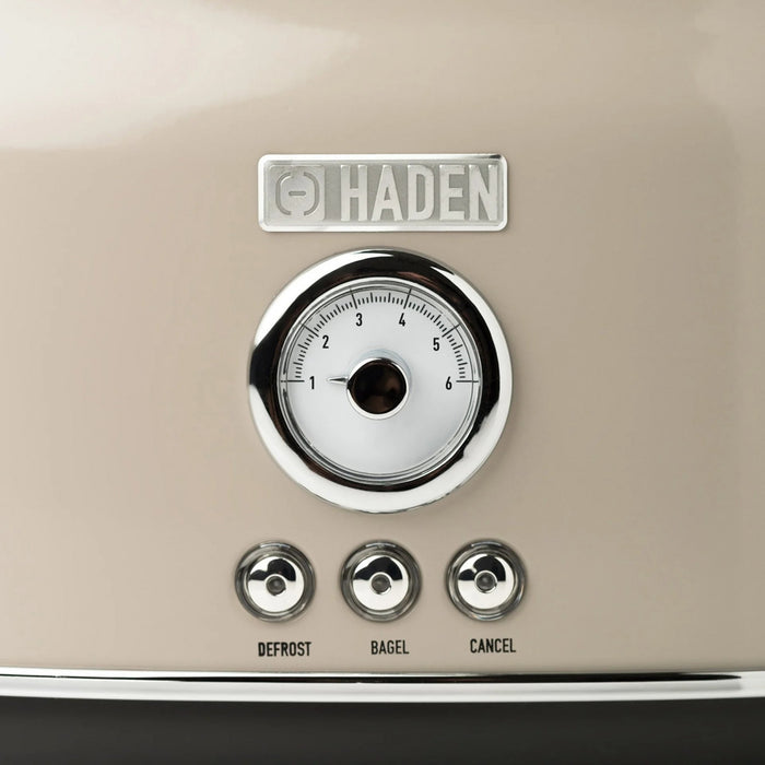 Grille-pain 2 tranches Haden Dorset – Beige mastic