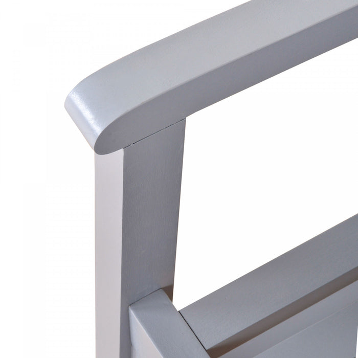 Banc De Jardin Pliable Outsunny, Gris