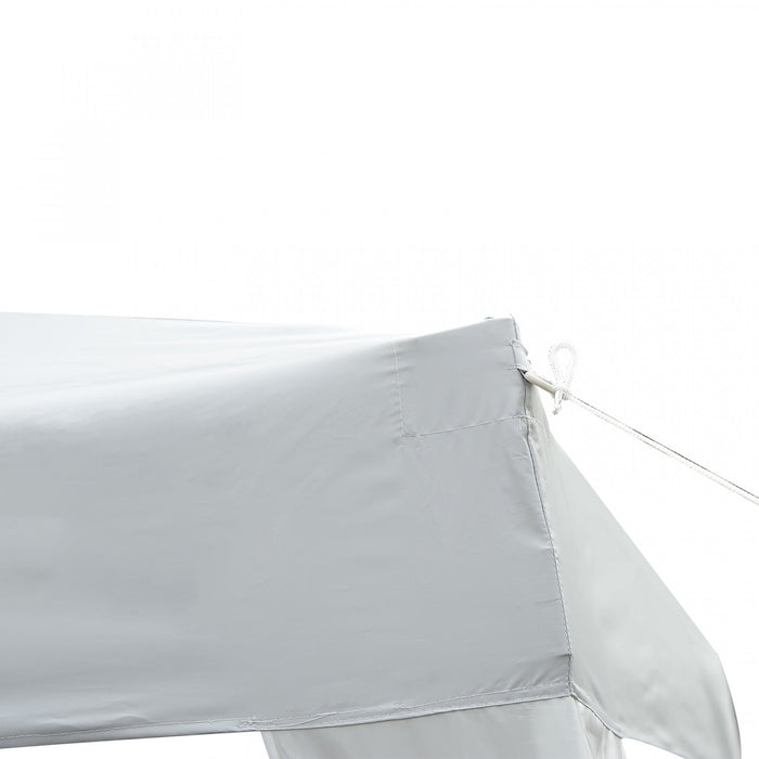 Outsunny 8' X 8' Pop Up Canopy Tente Pliable Pour L'exterieur Avec Sac, Gris
