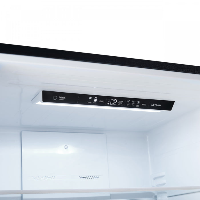 Refrigerateur cote a cote Milano de 60 po, noir, 34,4 pi³ – FFFFD1787-60BLK