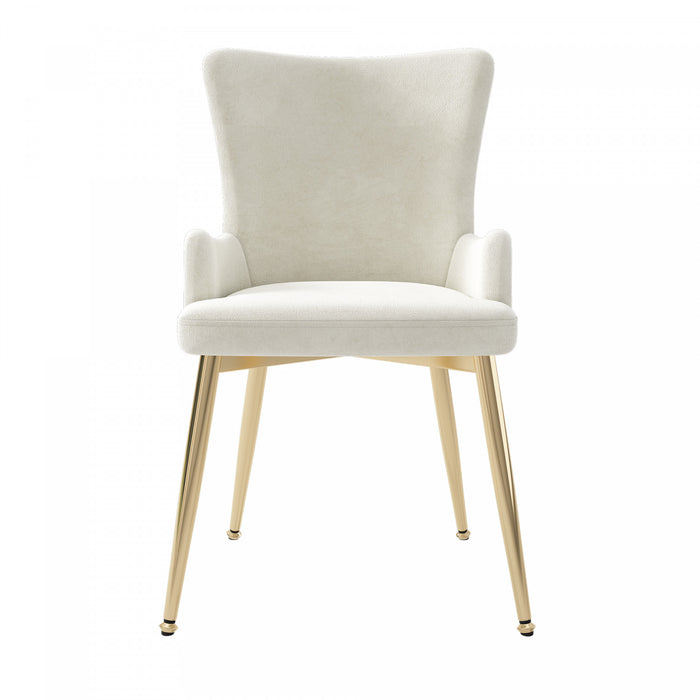 Ensemble de salle a manger moderne Sophia 5 pieces avec table et chaises, beige