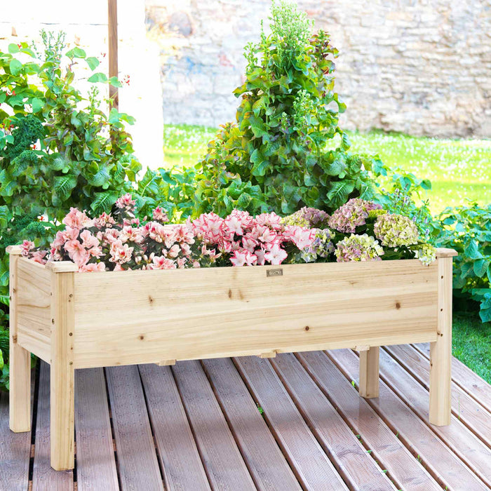 Lit De Jardin Sureleve Jardiniere Sureleve Jardiniere Boite Bois Pour Herbe De Fleur Vegetale