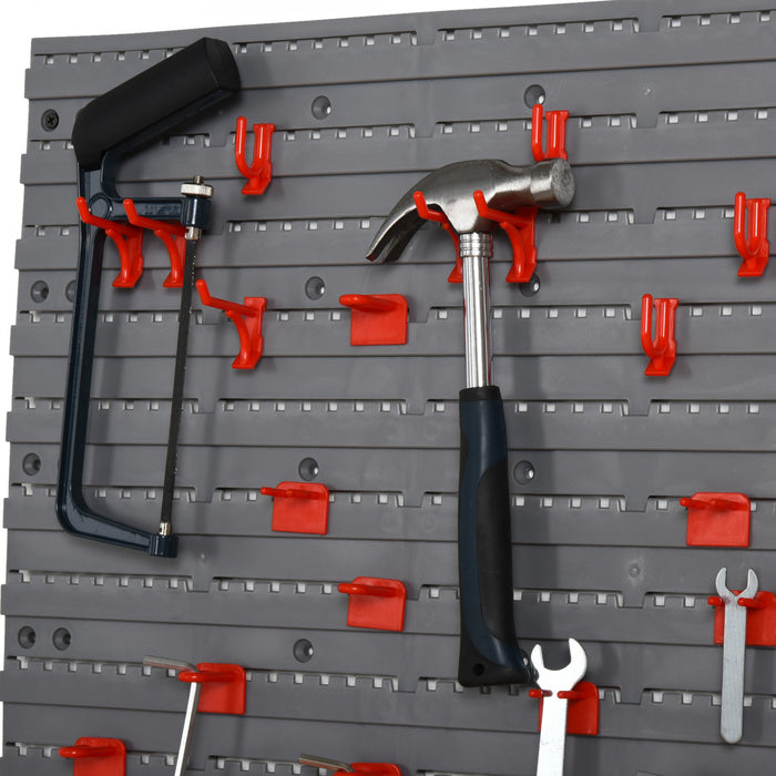 Durhand Ensemble De Rangement D'outils Gris