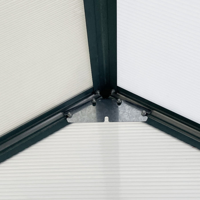 Outsunny Serre Exterieure En Polycarbonate 6' X 8' X 6.5'