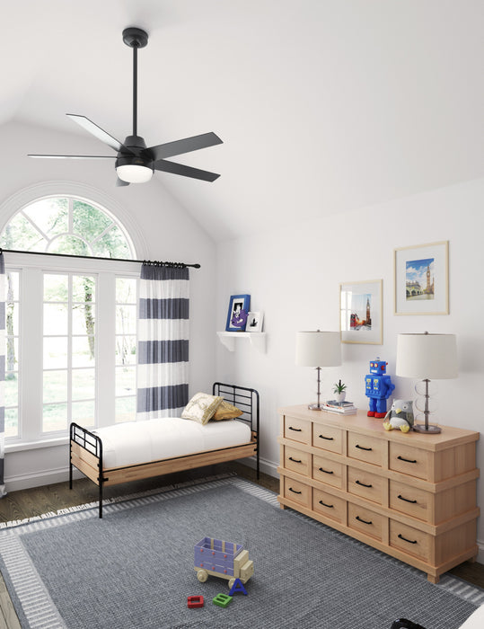 Ventilateur de plafond Aerodyne avec luminaire - Noir